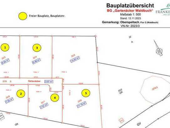 Grundstück in Frankenhardt Gartenäcker Waldbuch - Bauen mit Bien-Zenker