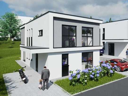 Neubau eines modernen, massiven Einfamilienhauses in Witten-Annen