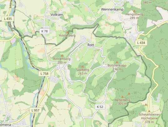 Land- (Ackerzahl 40-44) und Forstwirtschaftsflächen
von 2,8 bis 13,7 ha
gegen Höchstgebot
in Exte