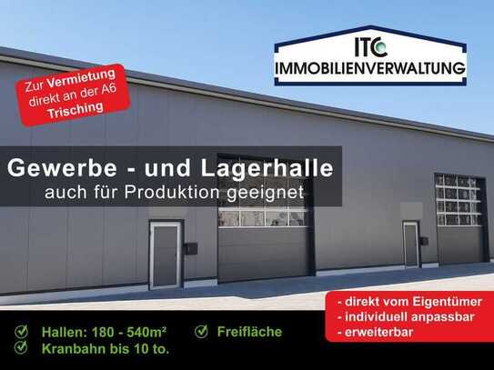 Neubau 360m2 Produktionshalle Lagerhalle Kranbahn / an der A6 Trisching