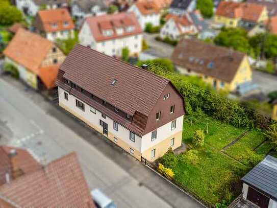 Baugrundstück mit Altbestand im Herzen von Merklingen