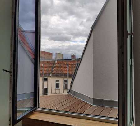 Modernes Wohnen über den Dächern Berlins mit großer Terrasse