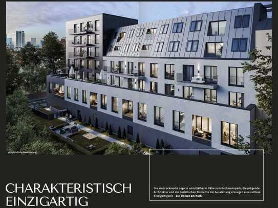 Bethmanns: Teilmöbliertes Luxus Penthouse in Bestlage Nordend - Skylineblick