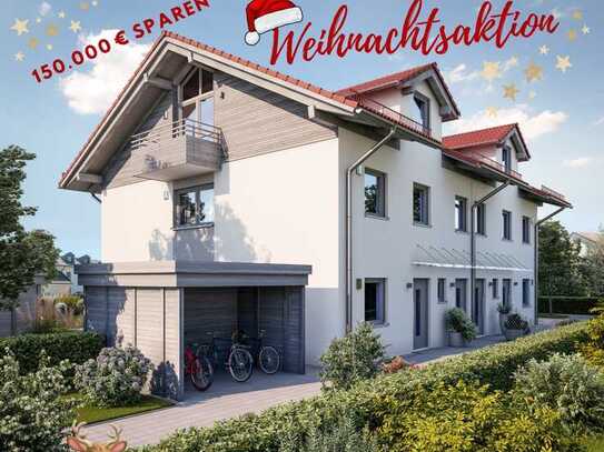 WEIHNACHTSAKTION - Exklusives Zweifamilienhaus mit Maisonette-Wohnungen in Sauerlach