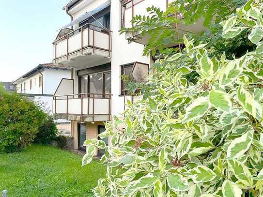 Schöne 1 Zimmer-Wohnung mit West-Balkon und separater Küche mit Fenster in ruhiger und grüner Lage