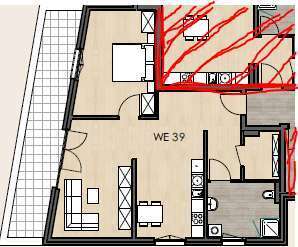 2 Zimmer Wohnung in Osthofen