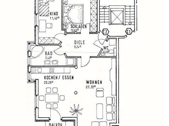 3-Zimmer Wohnung - Im Herzen von Durach