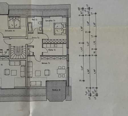 Ansprechende und gepflegte 2-Zimmer-Dachgeschosswohnung mit Balkon in Kempen