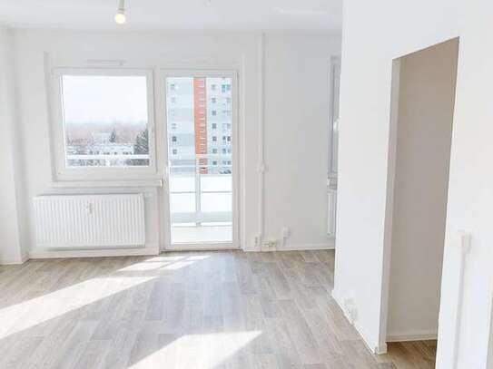 Barrierearme 1-Raum-Wohnung mit Balkon und Einbauküche