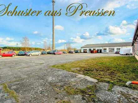 Schuster aus Preussen - Stellplätze für Wohnmobile, Boote usw. auf abgezäunter Freifläche in Zerp...