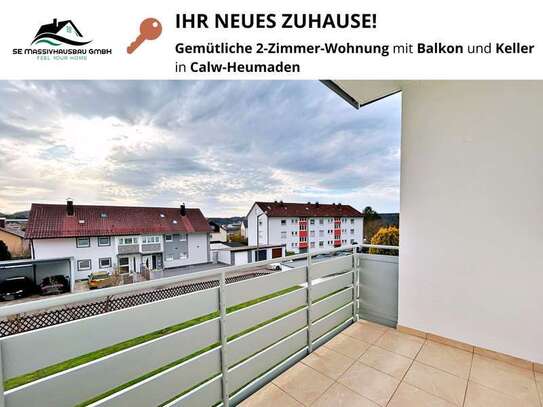 2-Zimmer-Wohnung mit Balkon in ruhiger Lage in Calw-Heumaden zu VERMIETEN