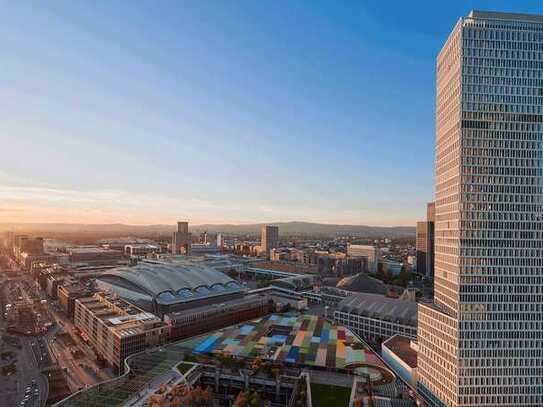 Elegante 2-Zimmer-Wohnung im Grand Tower mit traumhaften Blick