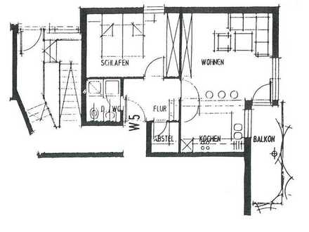 ++Provisionsfrei++ Helle und geräumige 2,5 Zi. Wohnung mit Balkon und Stellplatz ***bezugsfrei***