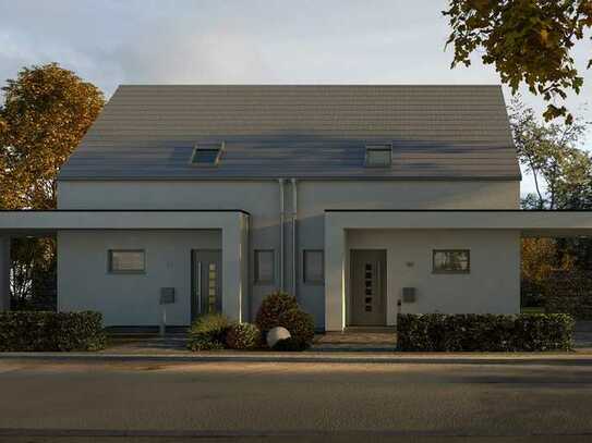 Doppelter Wohnkomfort: Moderne Doppelhaushälfte mit Charme