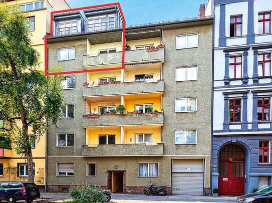 Bezugsfreie Maisonette-Dachgeschosswohnung in gefragter Lage von Berlin Moabit