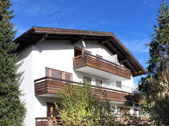 Sehr sonnige 37 m2 große 1-Zimmer Wohnung mit großen Balkon in Ruhpolding