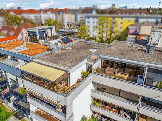 München-Laim: Gepflegte 3-Zimmer Wohnung mit Balkon und Wintergarten