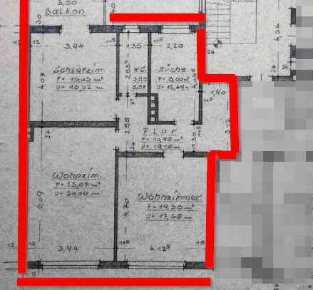 Gepflegte 3-Zimmer-Wohnung mit 1 Balkon in Hannover, List