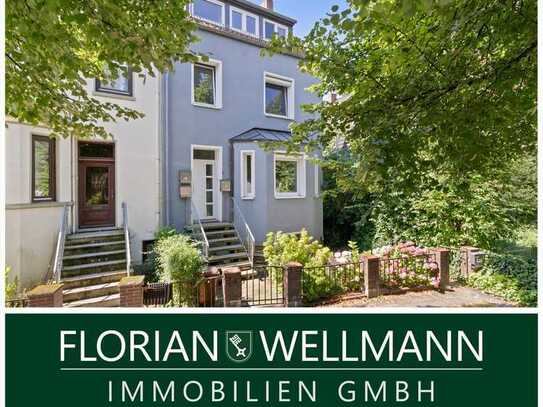 Bremen - Woltmershausen | Modernisierte, schick gestaltete Hochparterrewohnung mit Sonnenbalkon, Ter