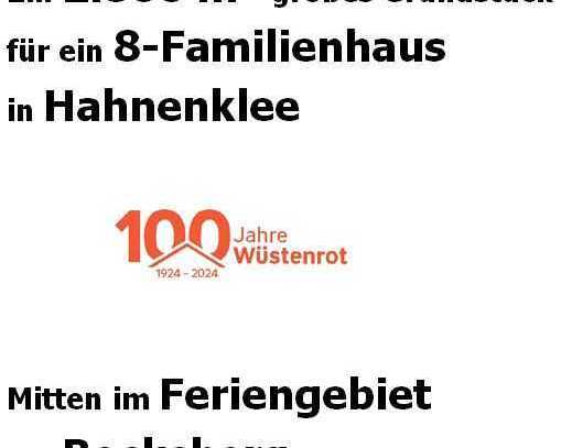 Ein 2.800 m² großes Grundstück für ein 8-Familienhaus