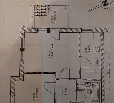 Preiswerte, modernisierte 2-Zimmer-EG-Wohnung mit Balkon und Einbauküche in Crottendorf