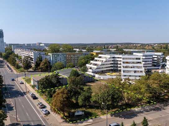 Top-Baugrundstück am "Wohncampus": bspw. für Supermarkt, altersgerechtes Wohnen, E-Tankstelle