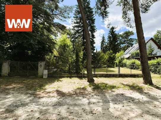 Baugrundstück im Speckgürtel von Berlin-Nähe Zernsdorfer Lankensees inkl. kleiner Wasserparzelle