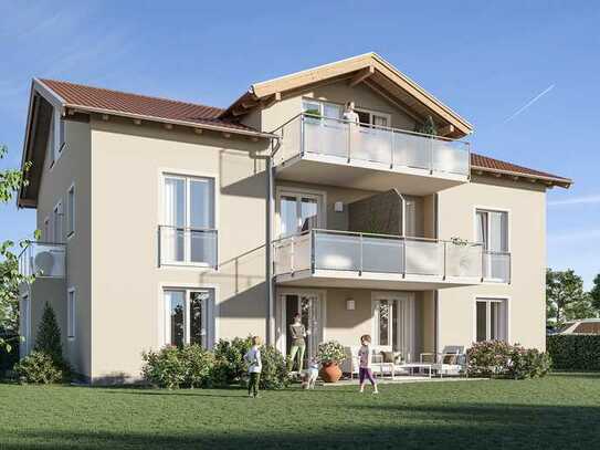 Traumbergblick in Raubling. Großzügige Dachgeschoss Wohnung in ruhiger, sonniger Ortsrandlage