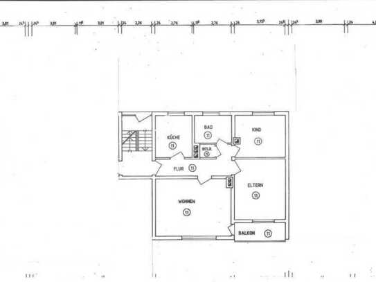 Miesbach, sehr gepflegte 3-Zi.-Wohnung mit Balkon und Gartenmitbenutzung!