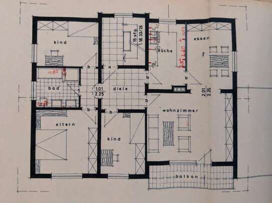 Attraktive 4-Zimmer-Wohnung mit gehobener Innenausstattung mit Balkon in Lauterbach (Hessen)