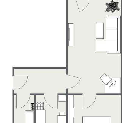 2-Raum-Wohnung in der Burgbreite