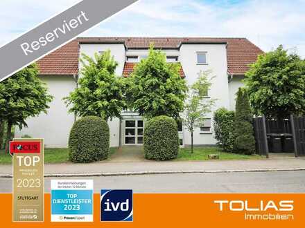 Reserviert! Bezugsfrei ab 1.11.2023: Moderne 2-Zimmer-Wohnung mit Balkon, Tiefgarage, ruhig und zent