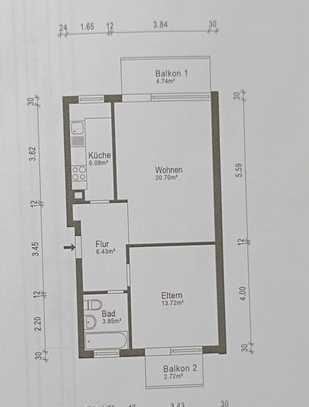 Mobilierte 2-Zimmerwohnung