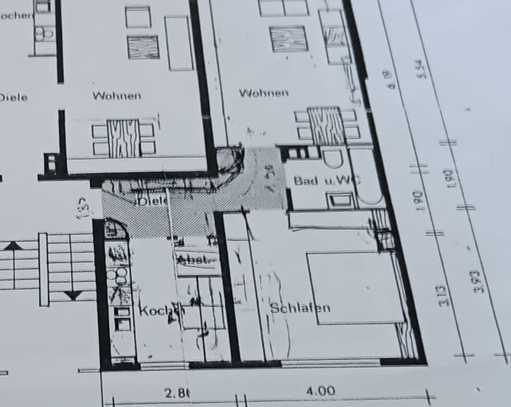 Geschmackvolle, gepflegte 2-Raum-Wohnung mit Balkon und EBK in Bergisch Gladbach