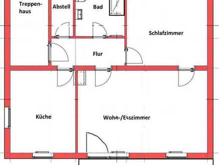 Erstbezug nach Sanierung mit Einbauküche und Balkon: attraktive 2-Zimmer-Wohnung in Boxberg