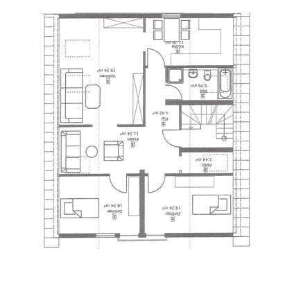 Schöne, offen gestaltete 3-Zimmer-Wohnung zur Miete in Albsheim/Obrigheim