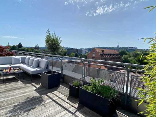 Schickes Penthouse mit außergewöhnlichem Blick