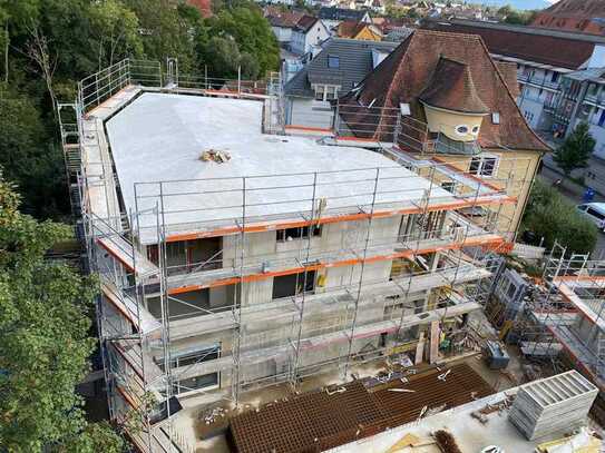 Rohbau fertiggestellt! 3 Zi im OG mit Balkon