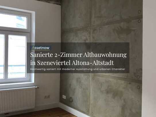 Sanierte 2-Zimmer Altbauwohnung mit Balkon in Altona-Altstadt