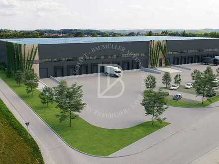 "BAUMÜLLER AG" - ca. 8.000 m² Logistik-/Produktion Neubau - Rampe + ebenerdig !