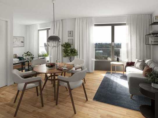 Stilvolles Apartment in urbaner Höhe zum Erstbezug