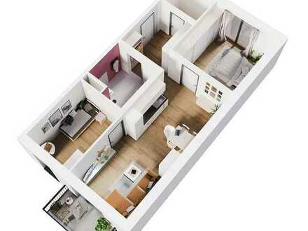 Attraktives 3-Zimmer-Apartment für Senioren im 1.OG.