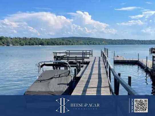 Rarität am Starnberger See - Bungalow mit Wassergrundstück