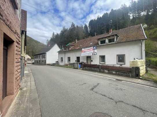 Kernsanierungsbedürftiges Vierfamilienhaus oder zwei DHH