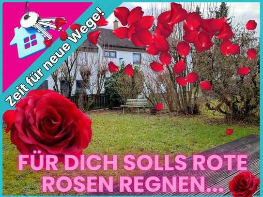 UNSER TRAUM WIRD WAHR: RMH in Ingersheim mit jeder Menge Platz, Garten und eigener Garage!!