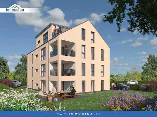 Neubauprojekt "Lauterecken.Wohnen" - Exklusive 2ZKB Erdgeschosswohnung mit Terrasse und Garten