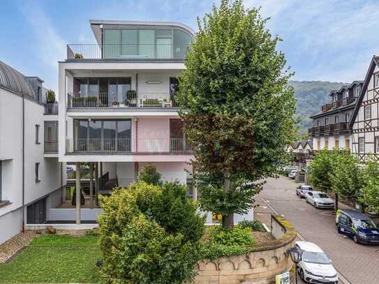 Hochwertige 2-Zimmerwohnung mit Rheinblick, Balkon, TG-Stellplatz in Bad Breisig