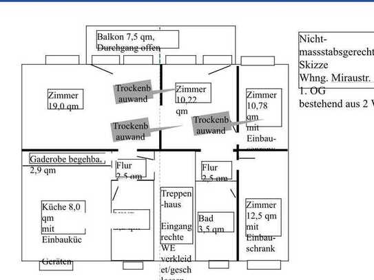 Stilvolle, modernisierte 3,5-Raum-Wohnung mit EBK in Berlin Wittenau (Reinickendorf)