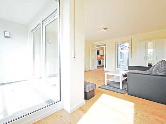 Attraktive 1-RW* EBK* moderne Möblierung* Balkon & sonnige Terrasse* saniert* TG-SP* grüne Lage* Top