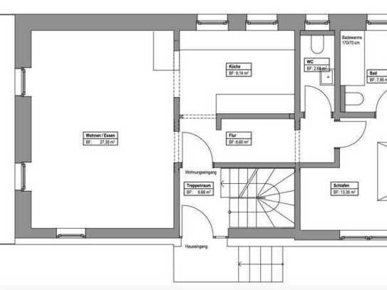 Komplett sanierte 2-Zimmer-Wohnung mit EBK in Offenburg Rammersweier